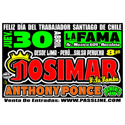 JOSIMAR Y ANTHONY PONCE EN SANTIAGO DE CHILE