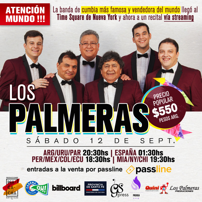 los palmeras argentina passline los palmeras argentina passline