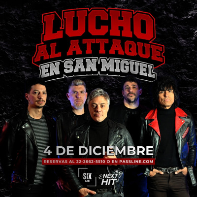 Flyer de LUCHO AL ATTAQUE EN SAN MIGUEL 馃敟