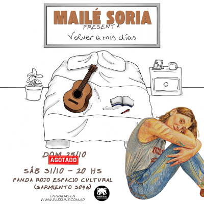 Flyer de Mailé Soria presenta: Volver a mis días