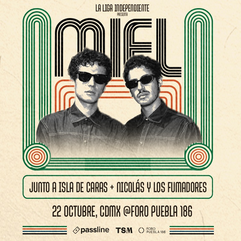 Miel en Foro Puebla — Música · Ciudad de México