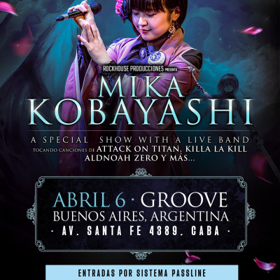 Flyer de Mika Kobayashi en Argentina @ 06.04.2027
