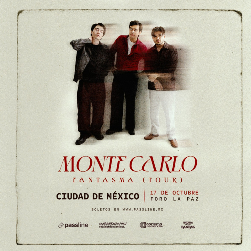 Monte Carlo en Mexico Fantasma Tour - Conciertos en Ciudad de México