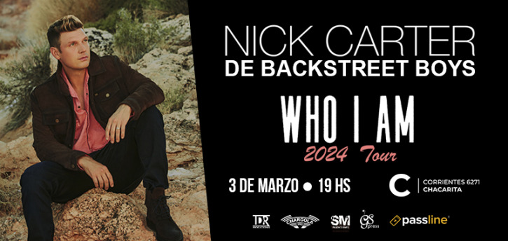 Nick Carter Who I Am Tour - Passline