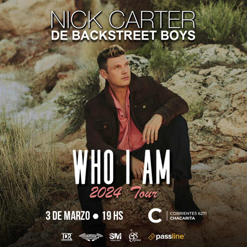 Nick Carter Who I Am Tour - Passline