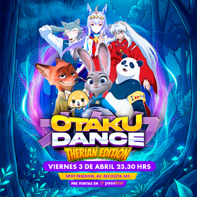 OTAKU DANCE: THERIAN - Viernes 3 Abril. Spot Freedom
