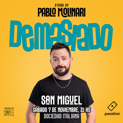 Flyer de PABLO MOLINARI