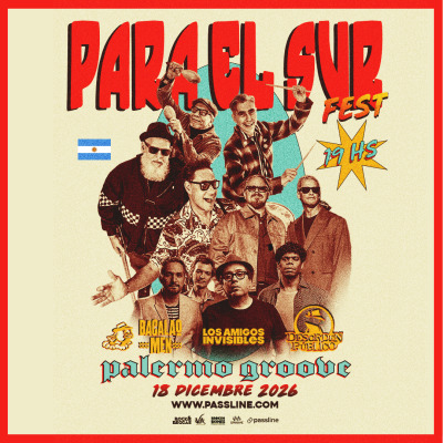 Flyer de Para El Sur Fest @ Groove 18.12.2026