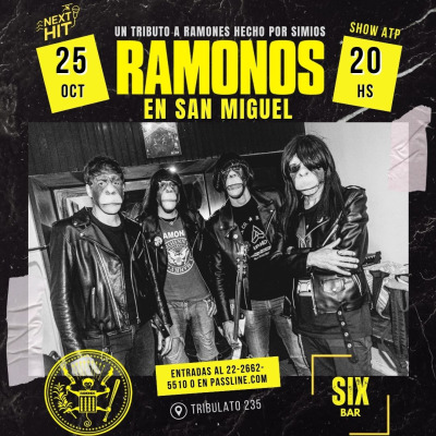 Flyer de RAMONOS EN SAN MIGUEL