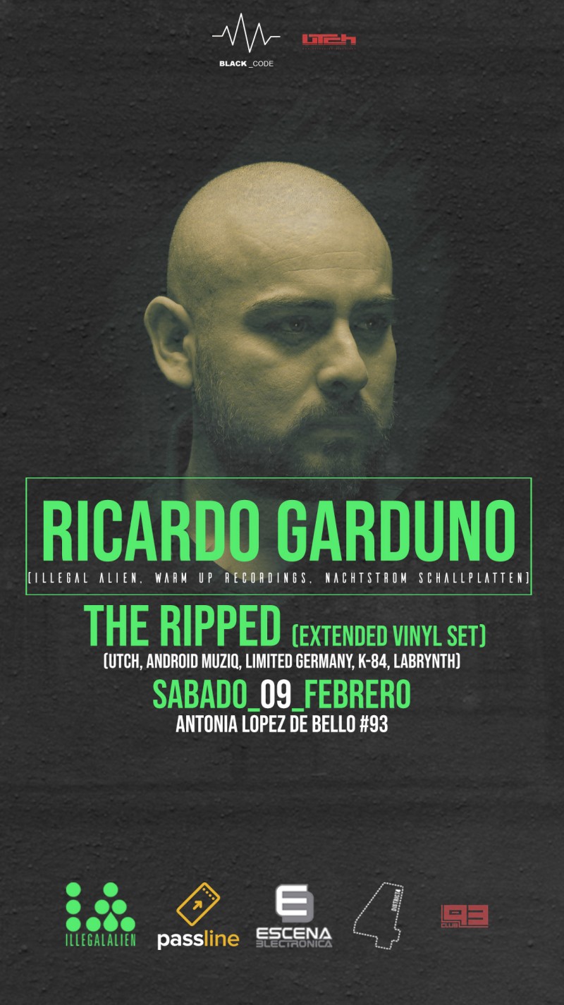 Ricardo Garduno MEX / ILLEGAL ALIEN, WARM UP RECORDINGS, NACHTSTROM