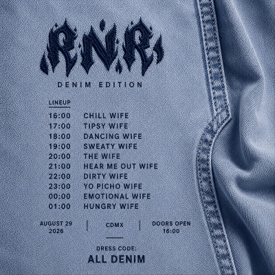 ROCK N RAVE - DENIM EDITION - Vida Nocturna en Ciudad de México