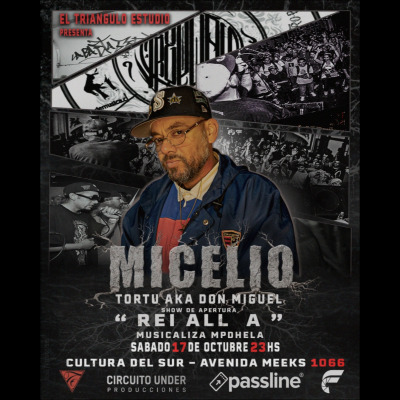 Flyer de Tortu aka don Miguel en Temperley