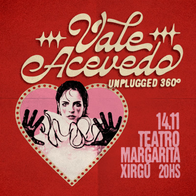 Flyer de Vale Acevedo Unplugged 360°