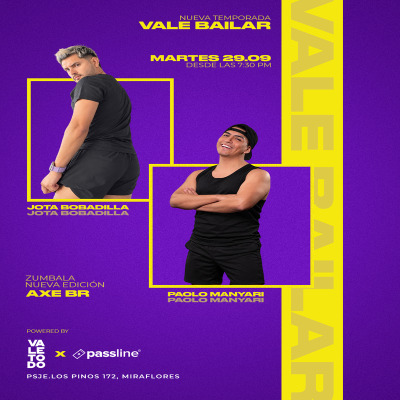 Vale Bailar : Jota Bobadilla & Paolo Manyari - Valetodo Downtown