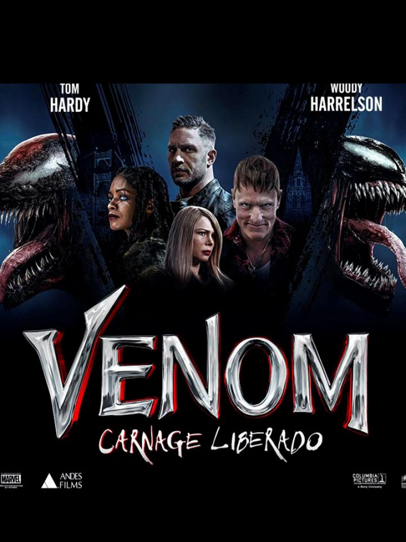 VENOM: CARNAGE LIBERADO, VIERNES 8, A LAS 14.00 HRS, INGRESO CON PASE DE MOVILIDAD HABILITADO, INSTRUCCION MINSAL - Passline