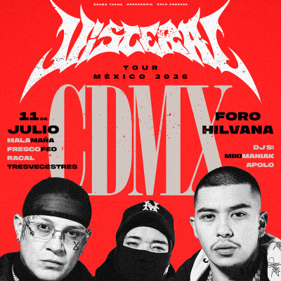 VISCERAL TOUR 2026 - MALAMAÑA + FRESCOFEO + RACAL + TRESVECESTRES