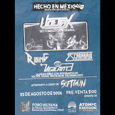 VOLTAX - RIDING - SCARABAJO - VIGILANTE - SOFTGUN - Arte y Museos en Ciudad de México