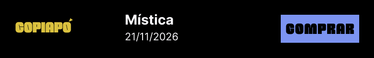 Copiapó, Mística, 21 de noviembre de 2026